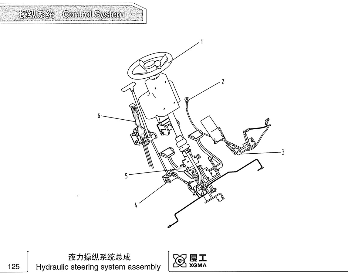 手制动操纵总成